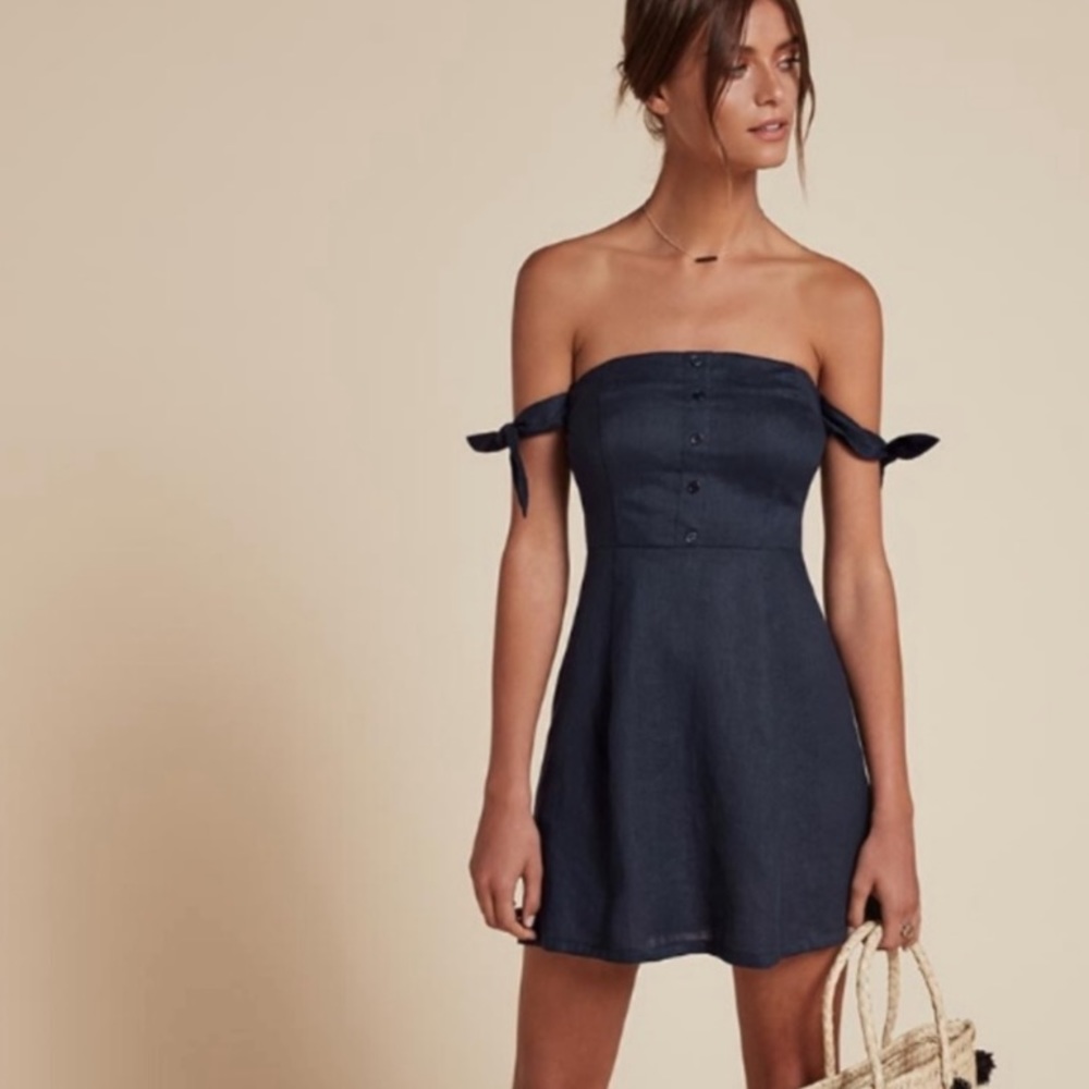 Reformation Linen Mini Dress